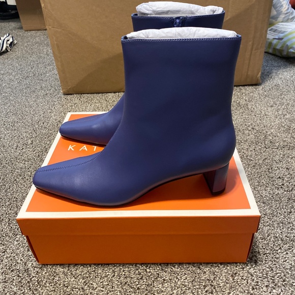 Katy Perry Collections The Wanderering Bootie in Softy Nappa Dust Blue 8.5 - Picture 4 of 9